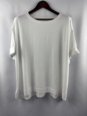 Women’s LOGO Principles XL White Short Sleeve Shirt